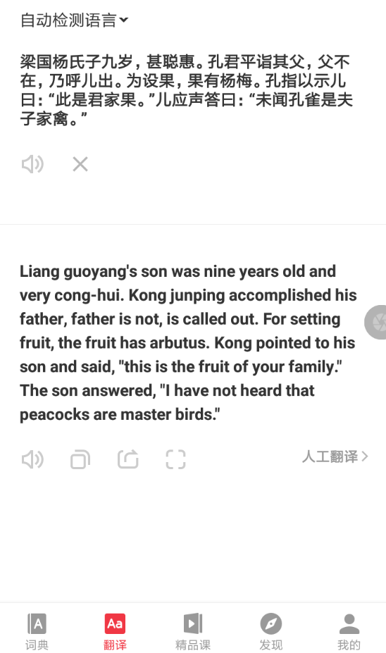 网易有道怎么翻译文言文